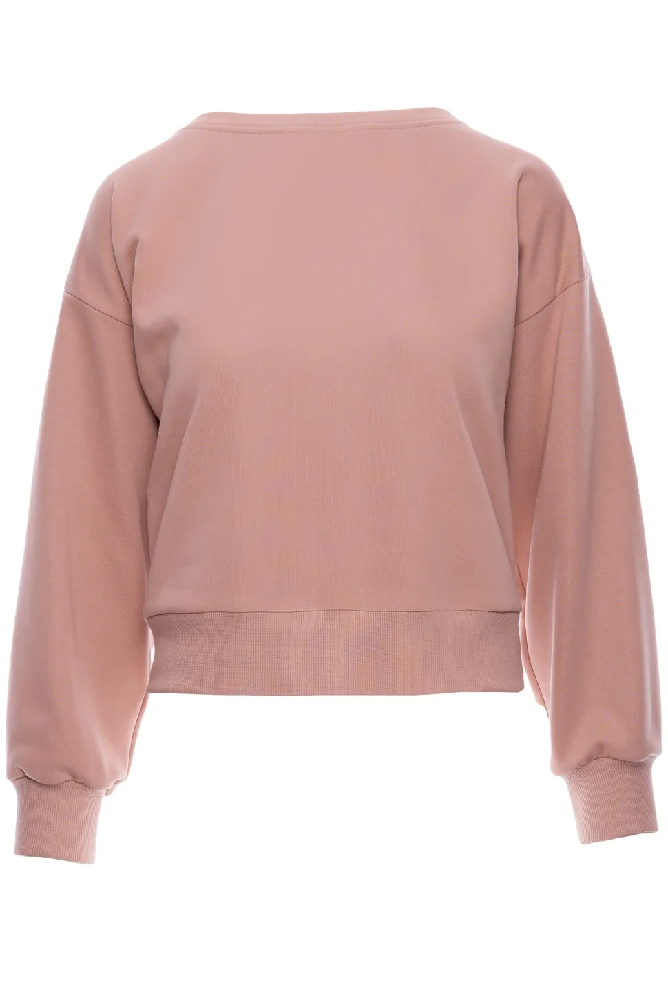 Bluza damska z otwartymi plecami - mocca