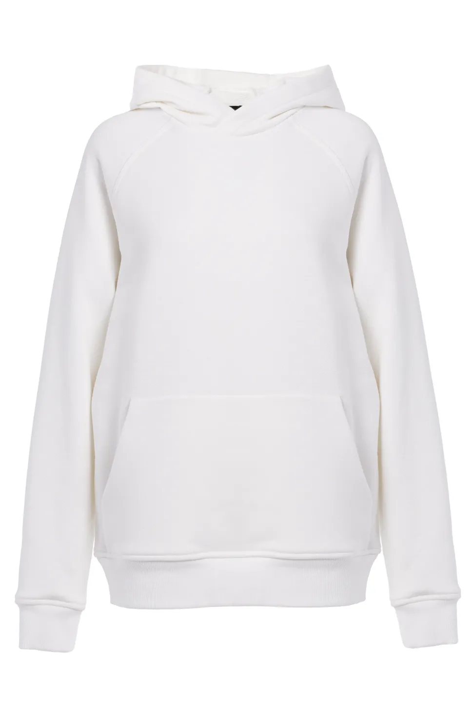 Bluza unisex z kieszenią kangurek i kapturem - ecru