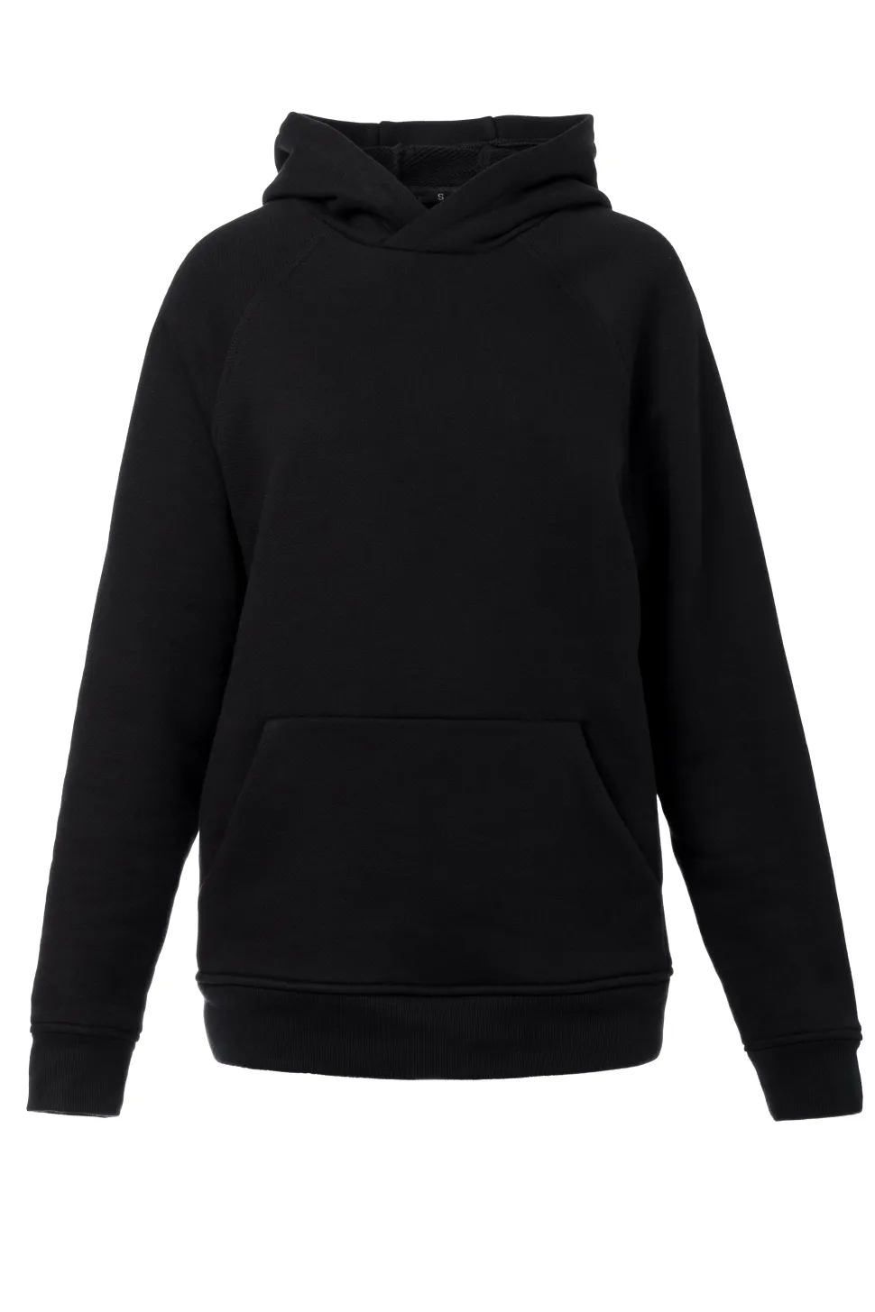 Bluza unisex z kieszenią kangurek i kapturem - czarna