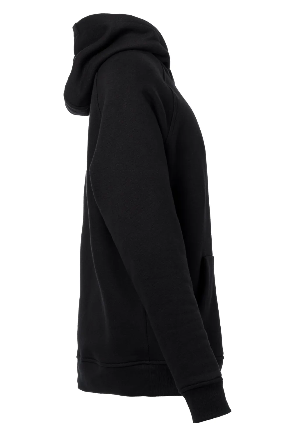Bluza unisex z kieszenią kangurek i kapturem - czarna