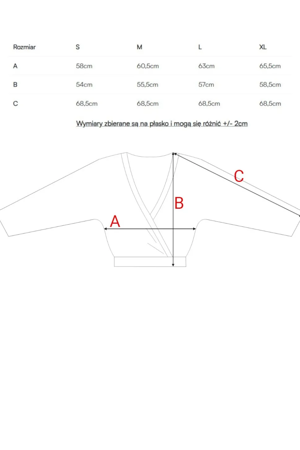 Bluza z kopertowym dekoltem - mocca