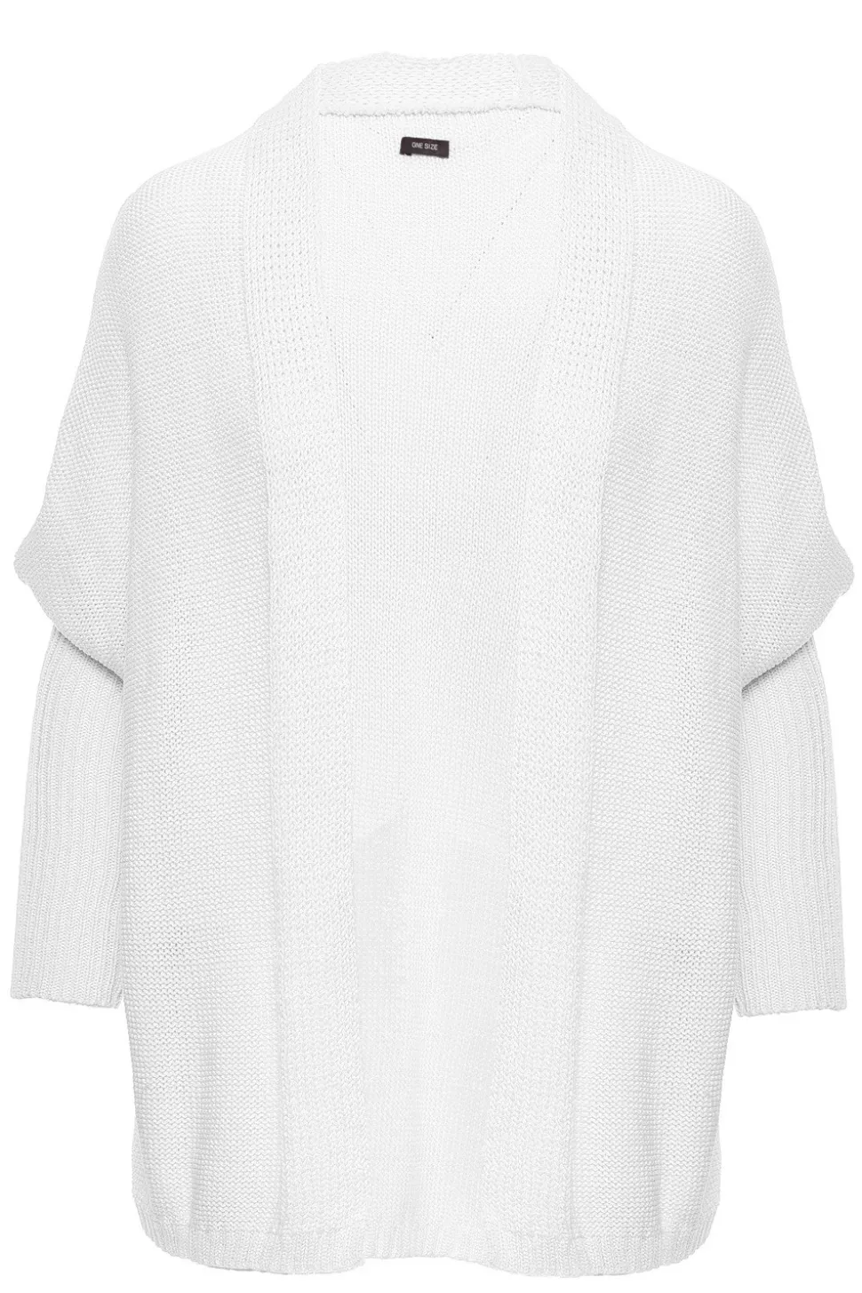 Kardigan typu oversize - biały