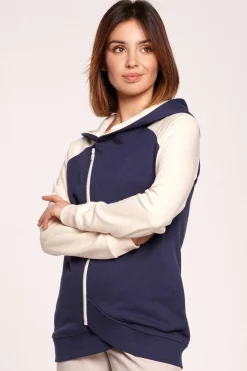 Kolorowa bluza z zamkiem - model 2