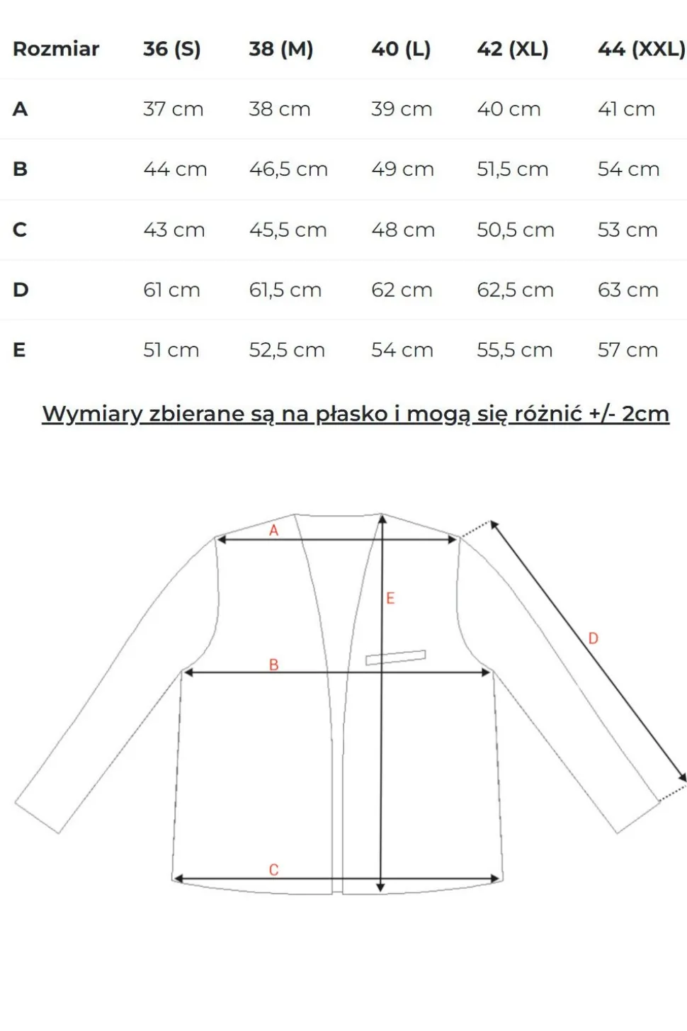 Krótka marynarka bez zapięcia - fioletowa