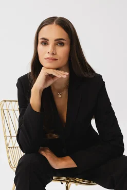 Krótka marynarka damska - czarna