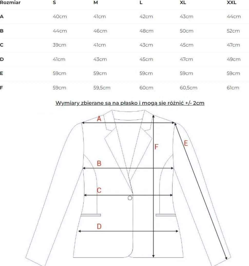 Krótki stylowy zapinany żakiet - granatowy