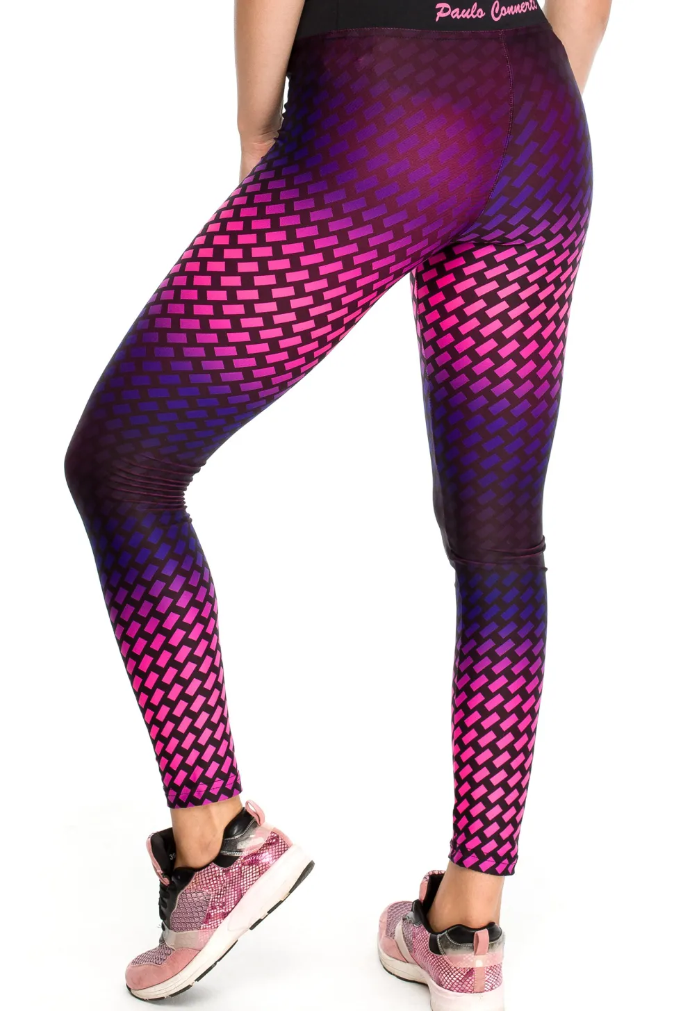 Nowoczesne gładkie legginsy