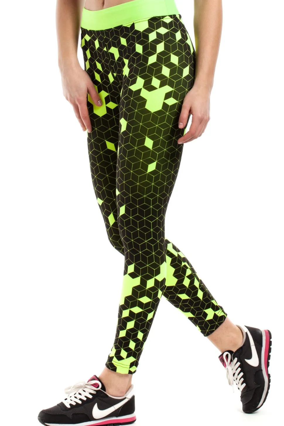 Stylowe legginsy idealne na fitness - model 1