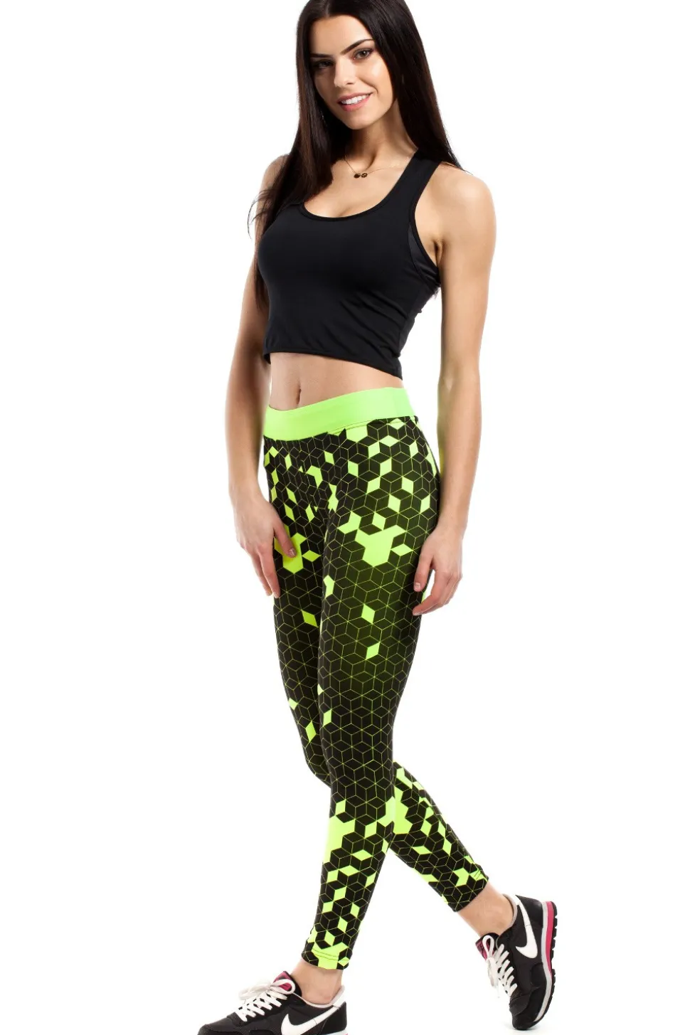 Stylowe legginsy idealne na fitness - model 1