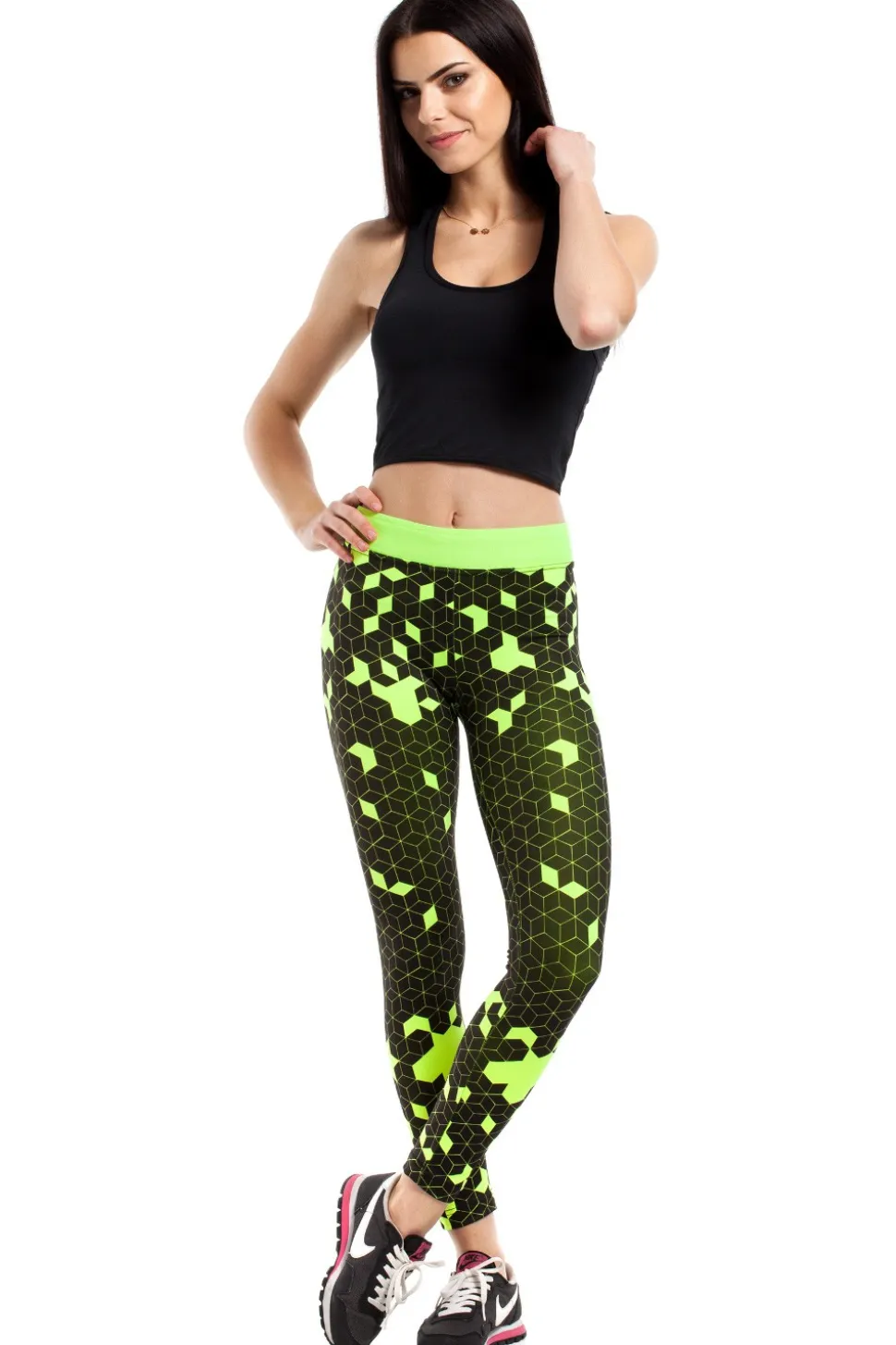 Stylowe legginsy idealne na fitness - model 1