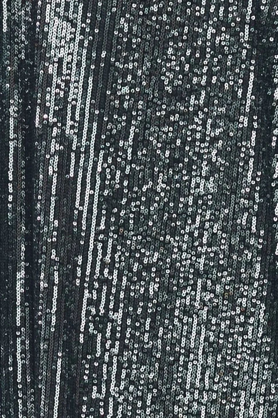 Sukienka mini z rękawem kimono - grafitowa-cekiny