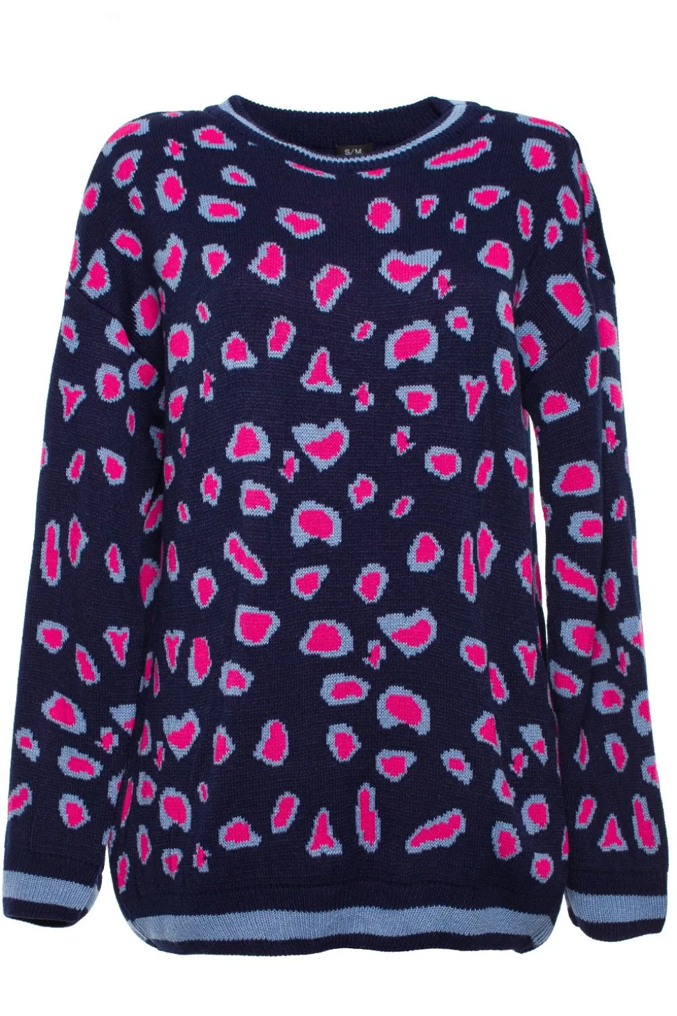 Sweter w lamparcie cętki - model 1