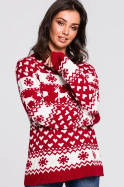 Sweter z motywem świątecznym - model 1
