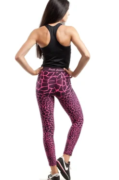 Szykowne legginsy sportowe w deseń - model 1