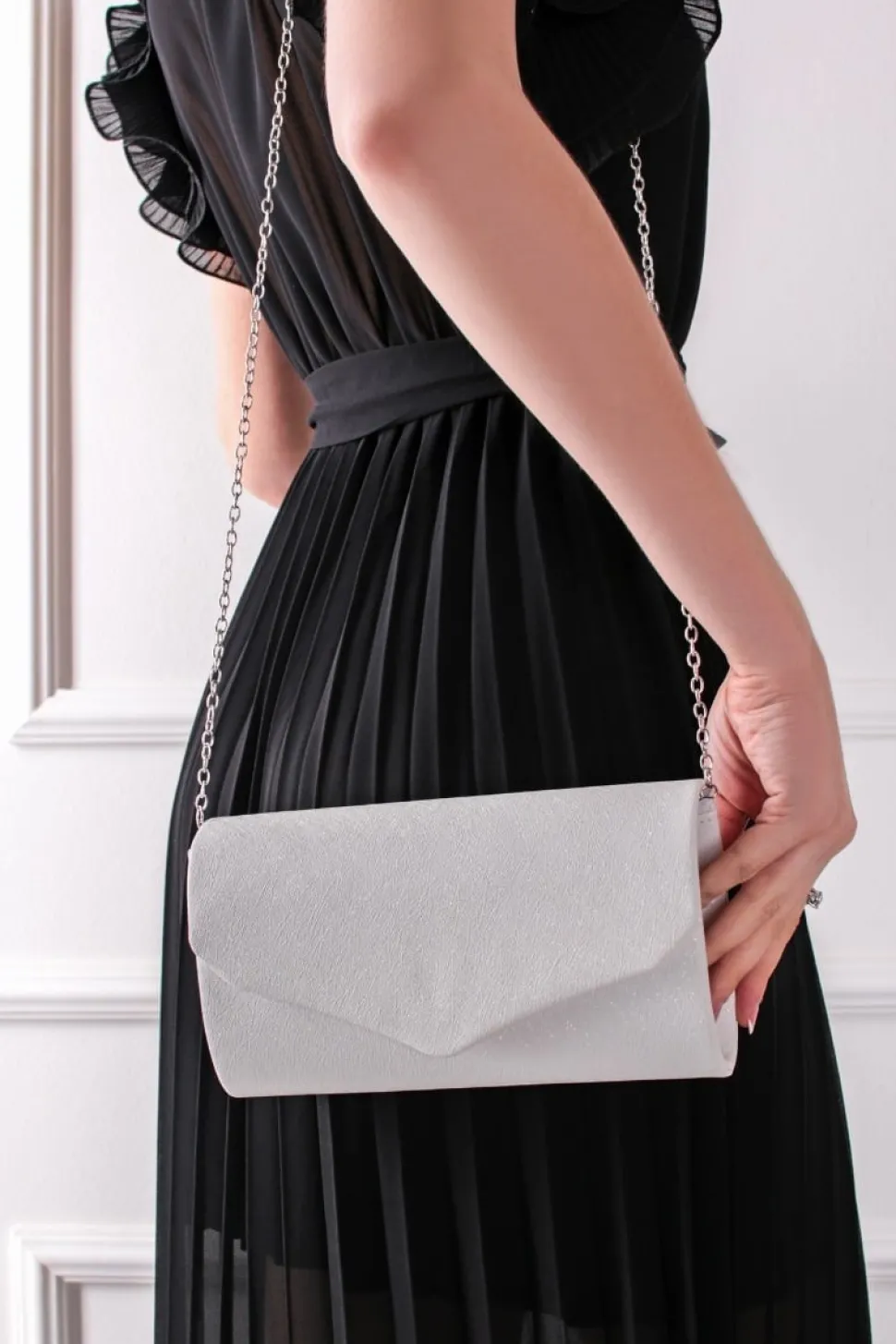 Torebka imprezowa Nancy - biała
