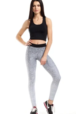 Wygodne gładkie legginsy fitness - model 1