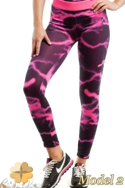 Wyjątkowe legginsy fitness we wzór
